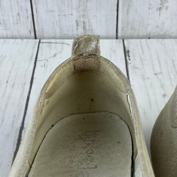 Bussola Metal Washed Vapor Cannes Canta Slip On Flats Size 7.5 EU 38 - Picture 12 of 16